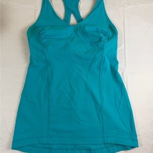 lululemon athletica Teal Tank Top w/ Built in Bra